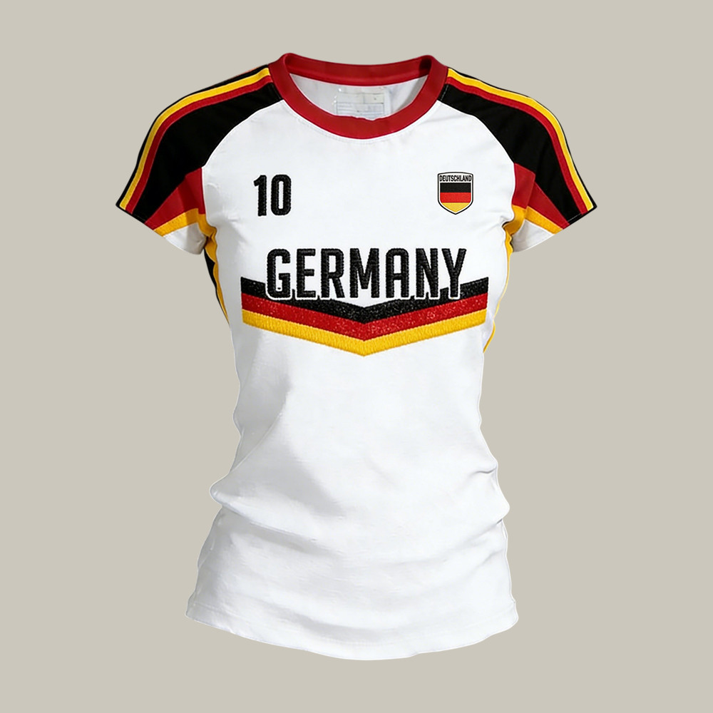 Germany 2026 FIFA World Cup 10 T-Shirt Soccer Fan Merch Mother's Day For Wife