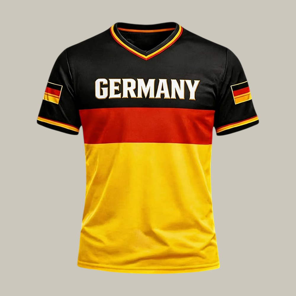 Germany 2026 FIFA World Cup V-Neck Shirt FIFA Club World Cup Bracket Clothes Fan For Him
