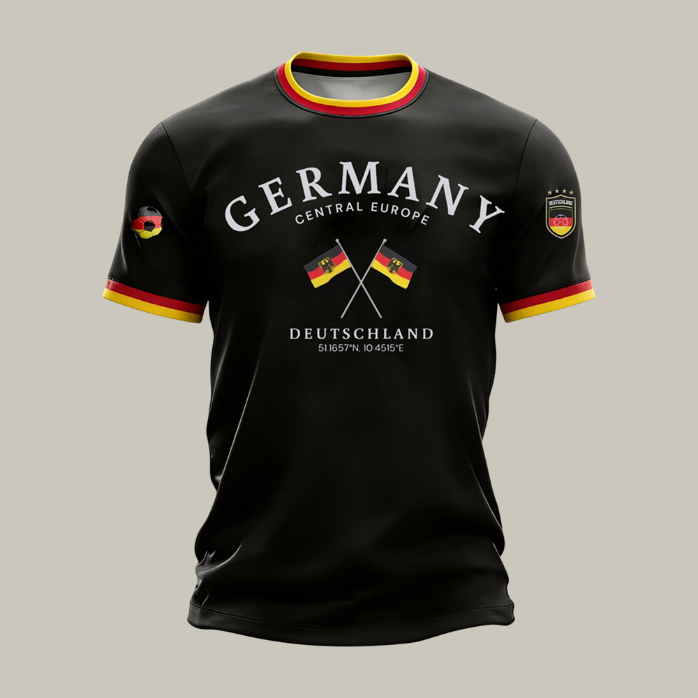 Germany Deutschland Football T-Shirt FIFA World Cup 2026 Clothes Game Day Gear
