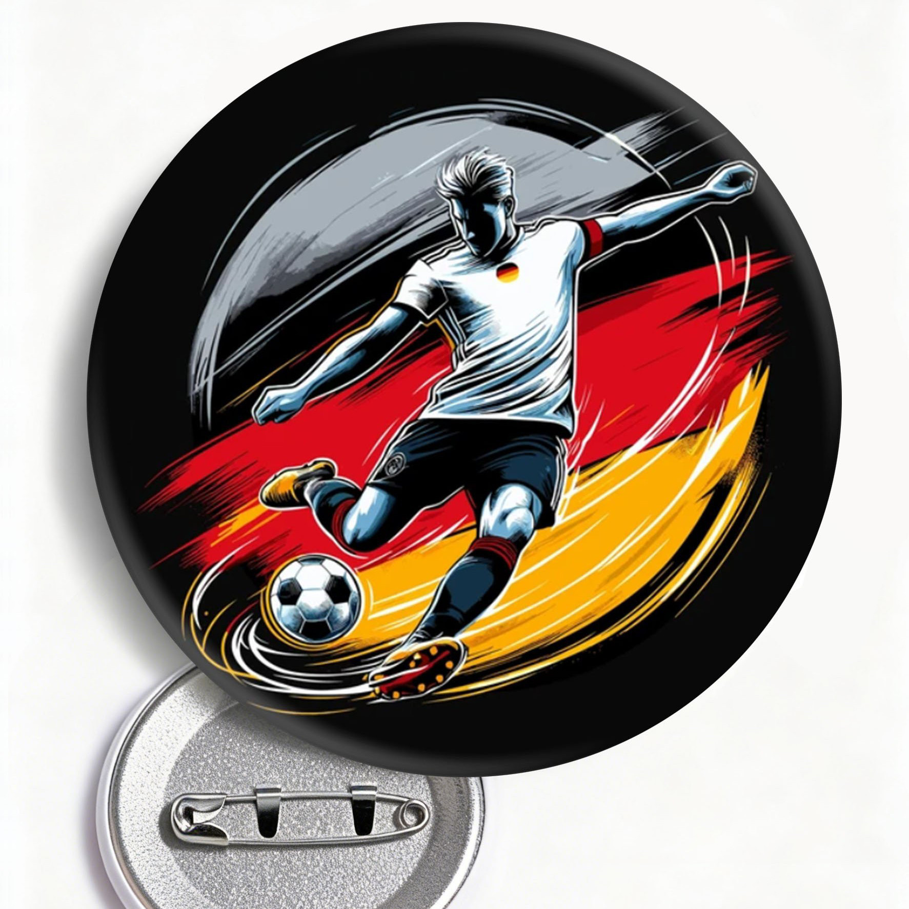 Germany FIFA Club World Cup Bracket Brooch Soccer Fan Button Pin For Father's Day