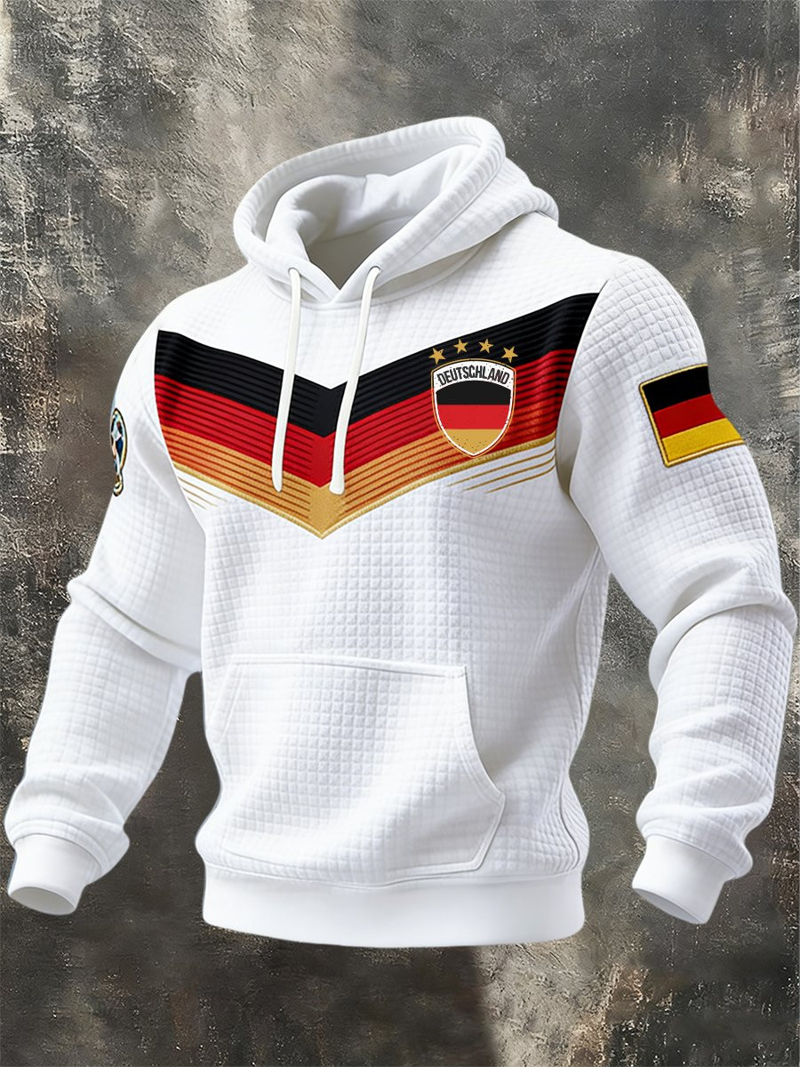 Germany FIFA World Cup 2026 Hoodie Deutschland Soccer Hooded Sweatshirt Soccer Fan Gifts