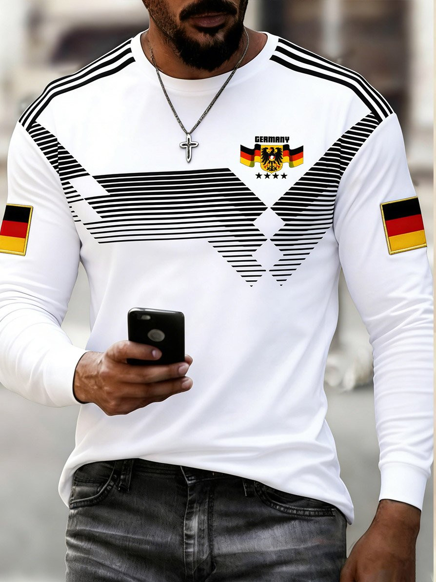 Germany FIFA World Cup 2026 Long Sleeve Shirt Deutschland Soccer Apparel Gifts Idea