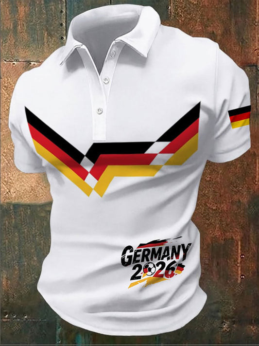 Germany FIFA World Cup 2026 Polo Shirt FIFA World Cup Merch Soccer Fan Clothing