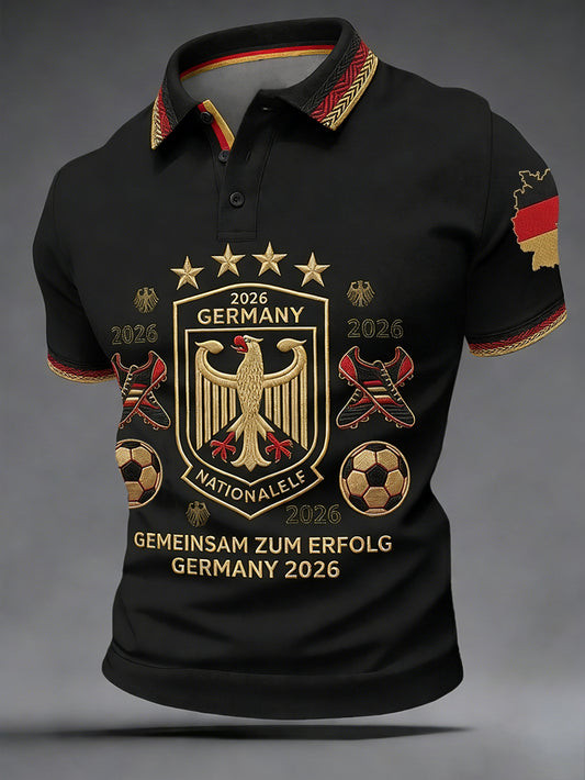 Germany FIFA World Cup 2026 Polo Shirt Germany National Football Team Apparel Fan Gear
