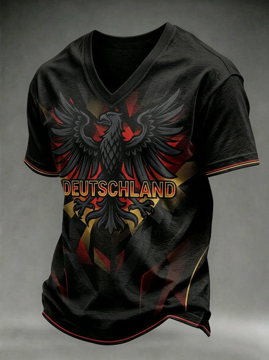 Germany FIFA World Cup 2026 V-Neck Shirt FIFA World Cup Merch For Soccer Lovers