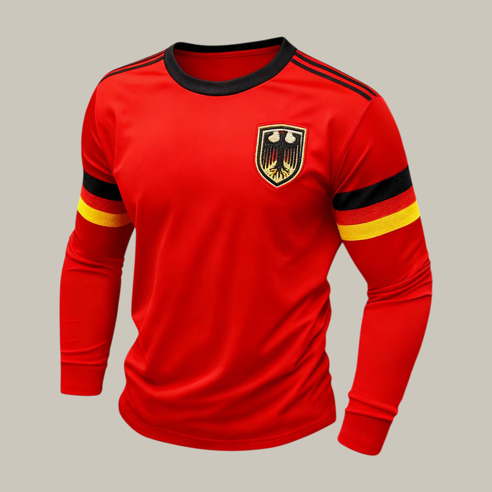 Germany World Cup 2026 Group Stage Matches Long Sleeve Shirt Soccer Apparel Fan For Dad