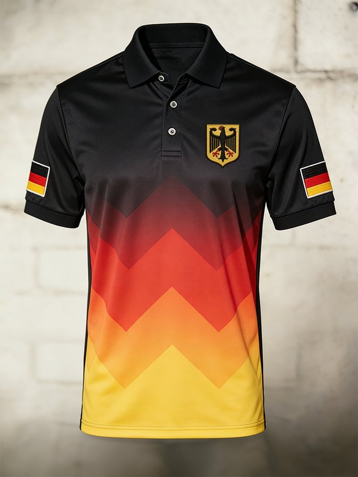 Germany World Cup 2026 Merch Germany Soccer Polo Shirt Soccer Apparel Men's Clothes