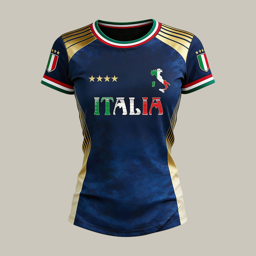 Italia 2026 FIFA World Cup T-Shirt Soccer Fan Shirt Mother's Day For Wife