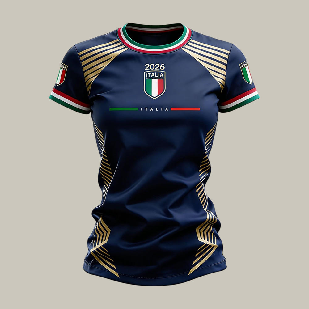 Italia FIFA World Cup 2026 T-Shirt Soccer Clothes Mother's Day For Fan