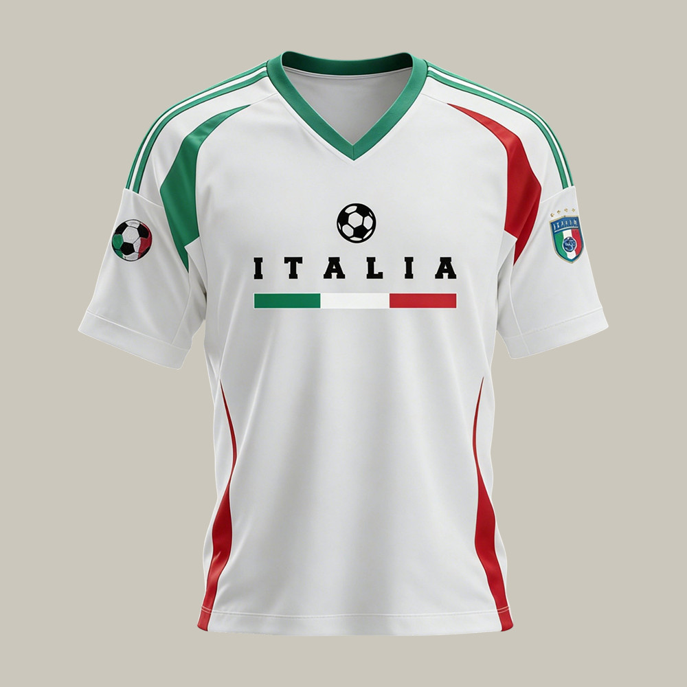 Italia FIFA World Cup 2026 V-Neck Shirt Italy 2026 World Cup Clothes Good For Fan