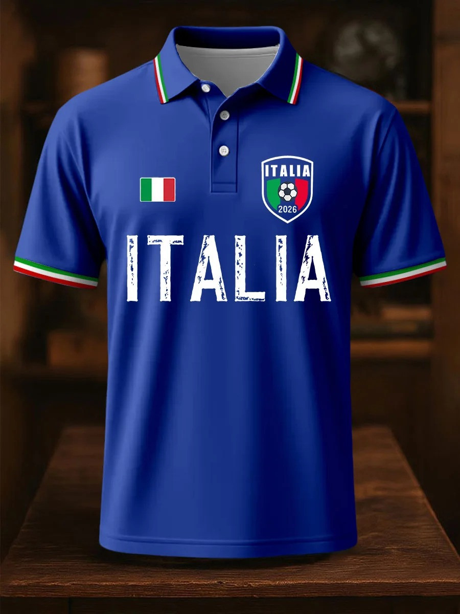 Italia World Cup 2026 Polo Shirt World Cup Apparel Best Gifts For Team Italia Supporters