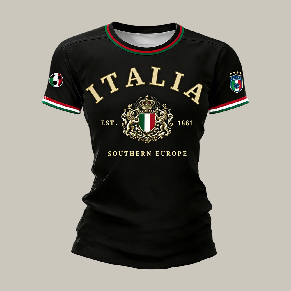 Italian National Football T-Shirt FIFA World Cup 2026 Clothes Unique For Mother's Day