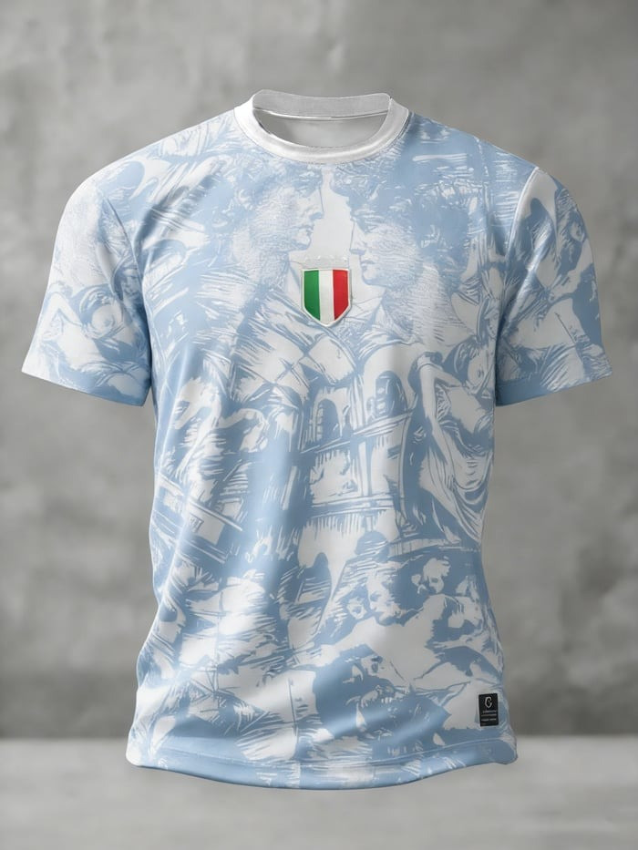Italy 2026 World Cup Merch Milano Italia Soccer Shirt FIFA Apparel For Soccer Lovers