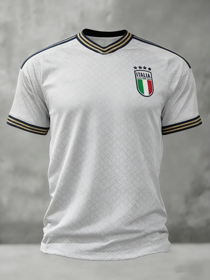 Italy 2026 World Cup Merch Milano Italia Soccer V-Neck Jersey Soccer Clothes Fan Gifts
