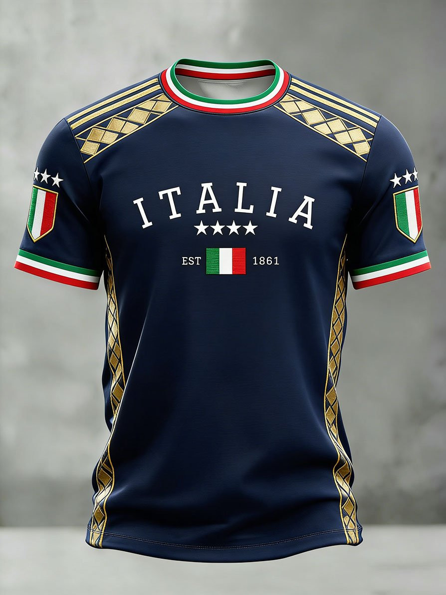 Italy FIFA World Cup 2026 Merch Italia EST 1861 Soccer Shirt For World Cup Fan