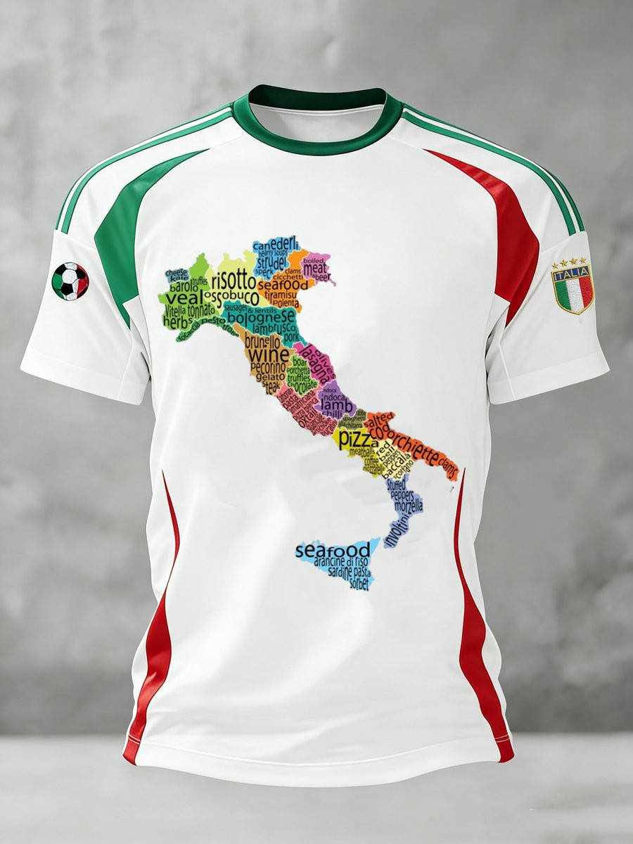 Italy FIFA World Cup 2026 Merch Italy Map Shirt Soccer Game Day Apparel Fan Gifts