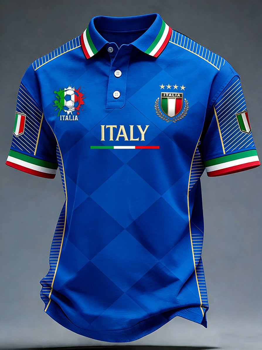 Italy FIFA World Cup 2026 Polo Shirt Italy 2026 World Cup Shirts Sports Lovers Gifts