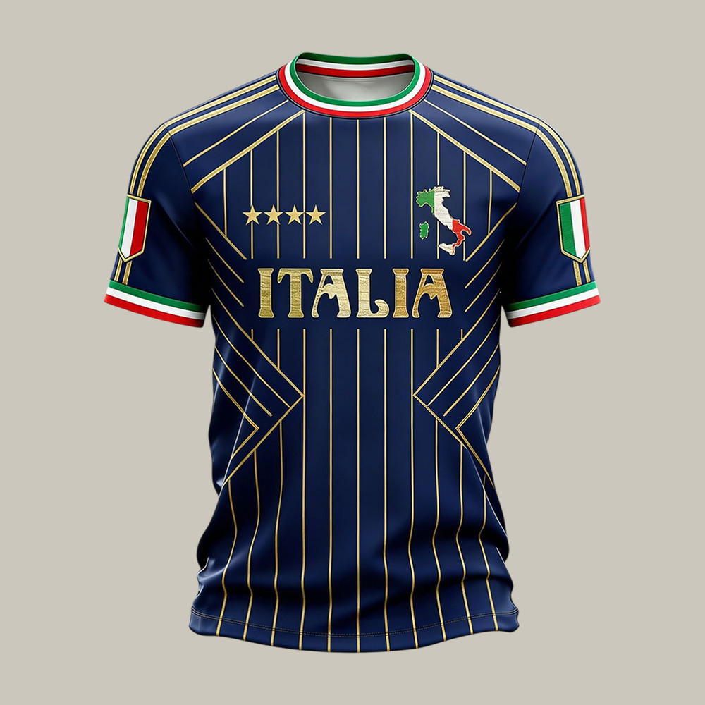 Italy FIFA World Cup 2026 T-Shirt FIFA World Cup 2026 Clothes Best For Soccer Players