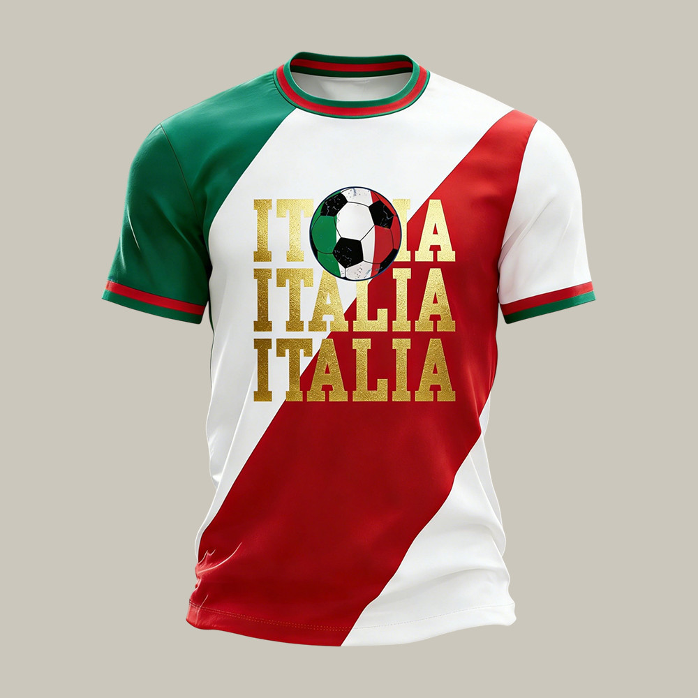 Italy FIFA World Cup 2026 T-Shirt Italy National Soccer Team Shirt Best For Father's Day