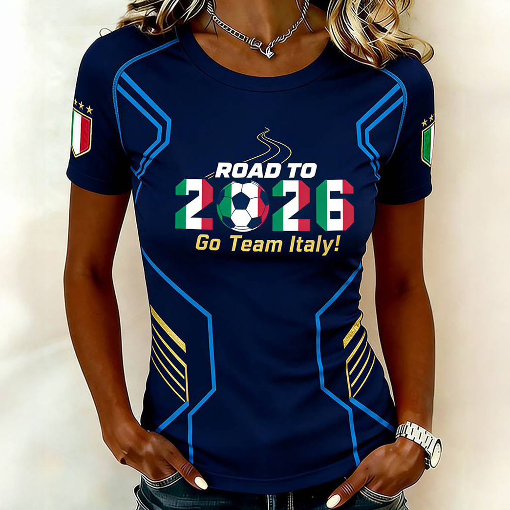 Italy Road To 2026 Go Team Ready T-Shirt FIFA Club World Cup Bracket Clothes For Mother's Day