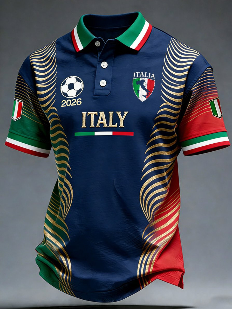 Italy World Cup 2026 Polo Shirt FIFA World Cup Merch Best Gifts Idea For Italian