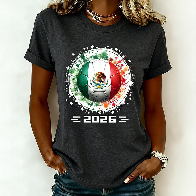 Mexico FIFA World Cup 2026 T-Shirt Mexico National Football Team Shirt Game Day For Wife