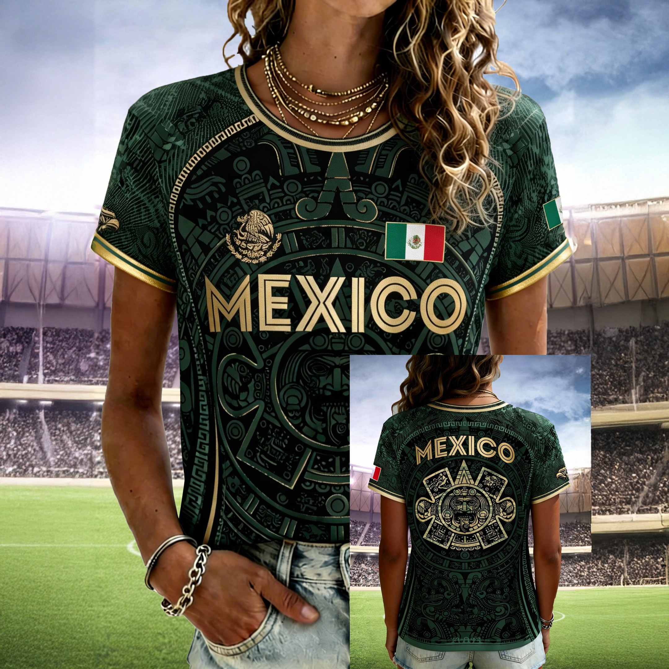 Mexico FIFA World Cup 2026 T-Shirt World Cup 2026 Shirt Game Day For Wife
