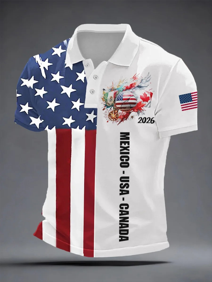 Mexico USA Canada World Cup 2026 Polo Shirt Soccer Teams Shirt Best Gifts For World Cup Fans