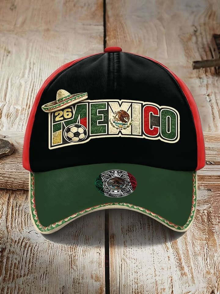 Mexico World Cup 2026 Merch Team Mexico 26 Hat Soccer Game Day Cap For Fan