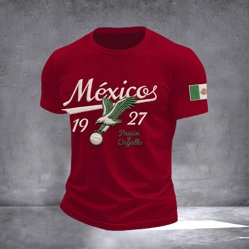 Mexico World Cup Merch Mexico National Team 1927 Shirt Pasion Y Orgullo Tee Fan Gifts