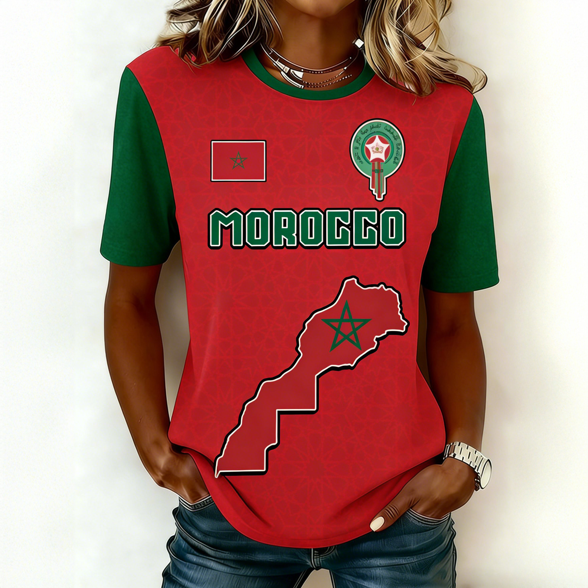 Morocca 2026 FIFA World Cup T-Shirt Soccer Fan Mech Game Day For Mother's Day