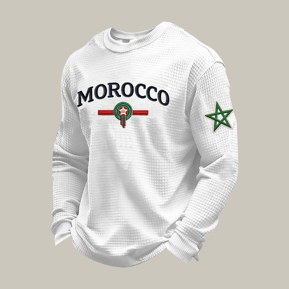Morocco 2026 FIFA World Cup Long Sleeve Shirt Soccer Apparel Father's Day For Him