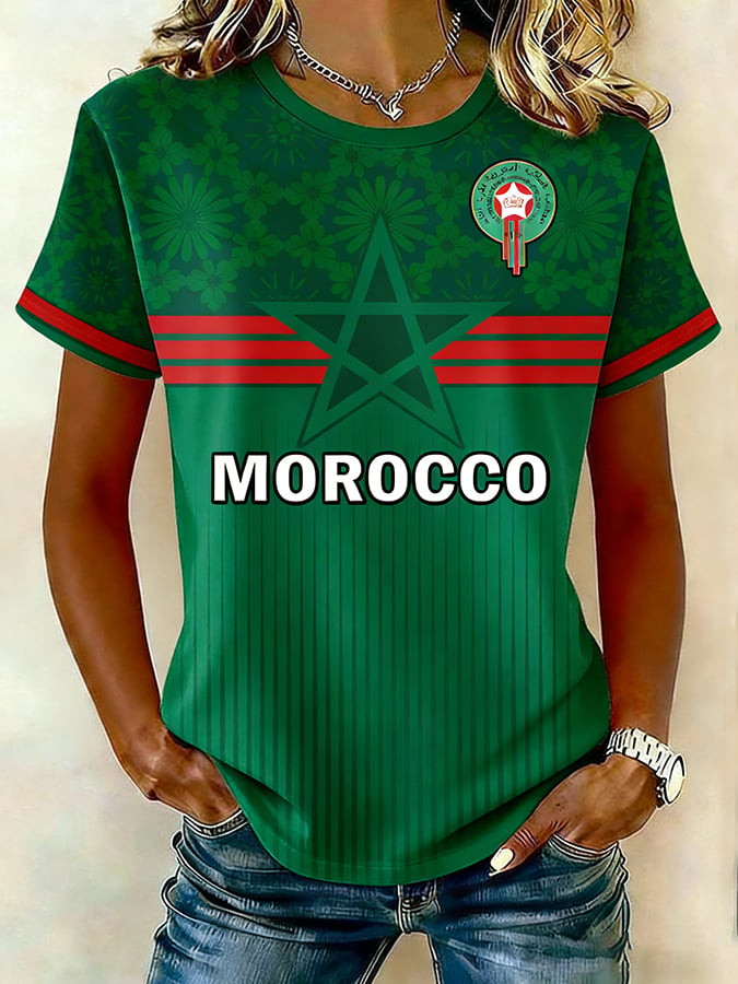 Morocco FIFA World Cup 2026 Shirt Morocco National Team Attire Fan Gifts Idea