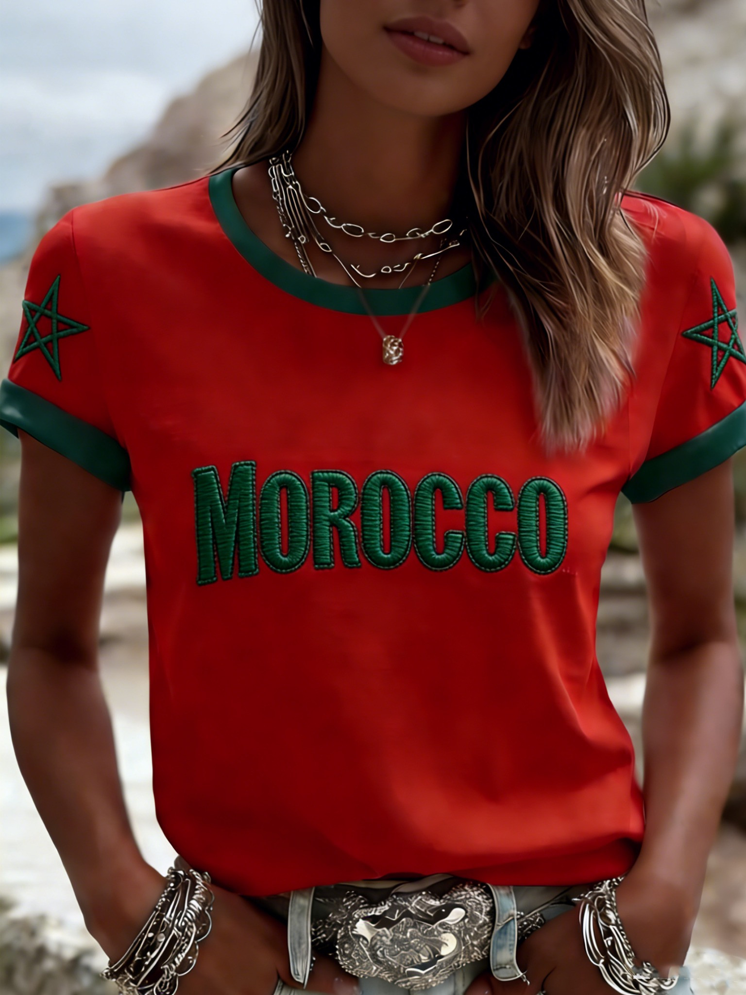 Morocco National Football Team Shirt World Cup Morocco Team Apparel For Fan