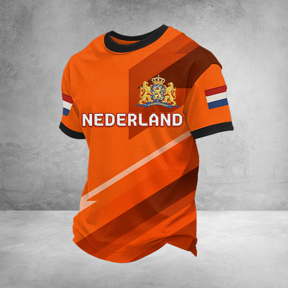 Netherlands FIFA World Cup Shirt Nederland Tee Soccer Lovers Clothing For Husband
