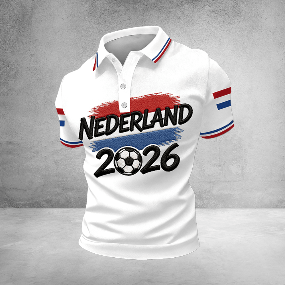 Netherlands World Cup Team Polo Shirt Nederland 2026 Shirts For World Cup Fan