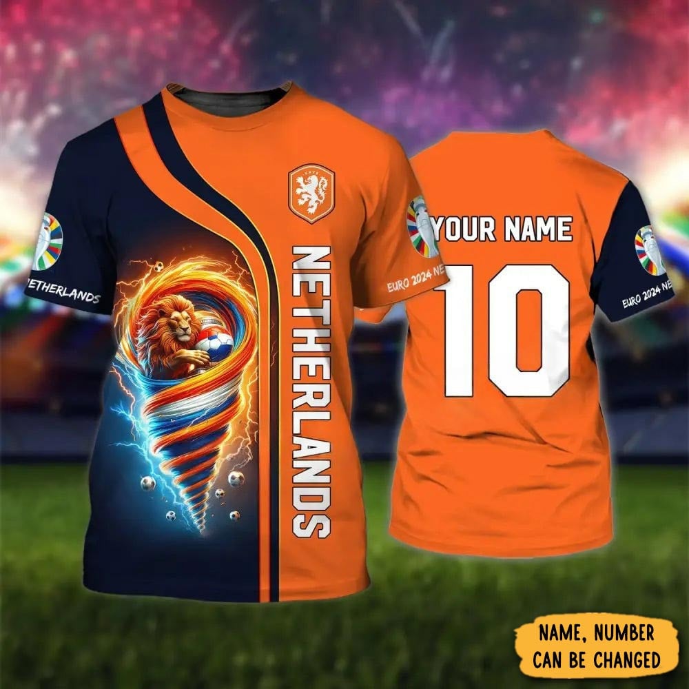 Personalized Netherlands Euro 2026 T-Shirt Netherlands World Cup 2026 Merch Best For Boyfriend
