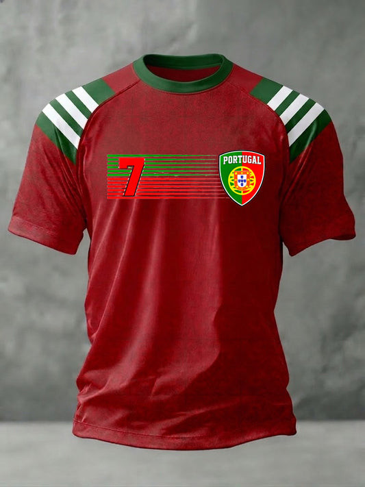 Portugal FIFA World Cup 2026 Merch CR7 Shirt Soccer Apparel For CR7 Fan