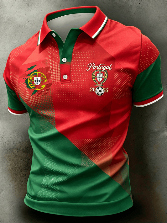 Portugal FIFA World Cup 2026 Polo Shirt Portugal World Cup Merch For Lovers