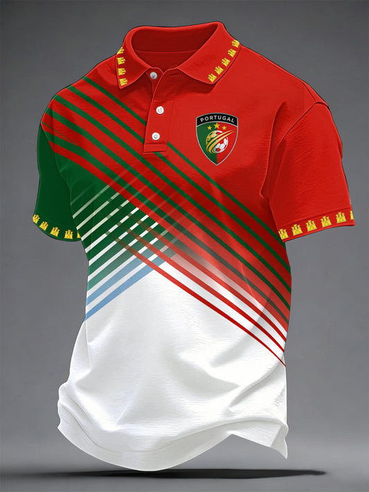 Portugal FIFA World Cup 2026 Polo Shirt World Cup Portugal 2026 Apparel Soccer Lovers Gifts