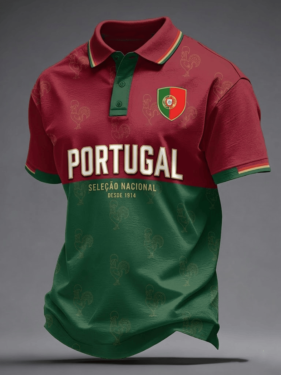 Portugal World Cup 2026 Polo Shirt FIFA World Cup Merch Cool For Portuguese