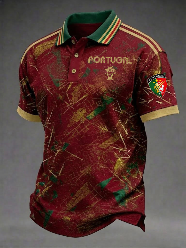 Portugal World Cup 2026 Polo Shirt World Cup 2026 Merch Soccer Players Gifts Ideas