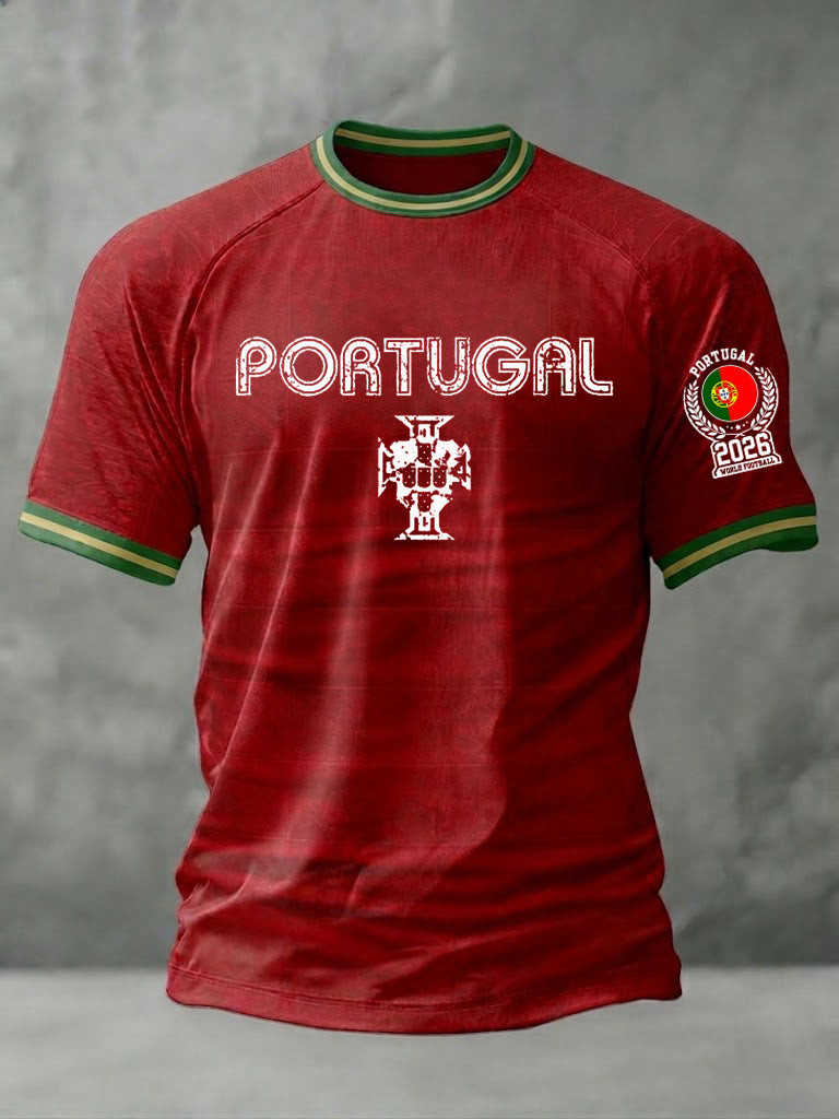 Portugal World Cup 2026 Shirt FIFA World Cup Merch Soccer Lovers Apparel For Him