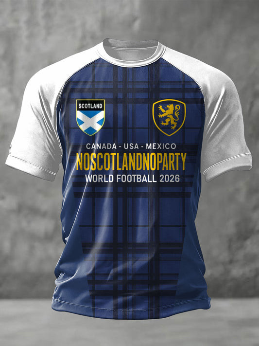 Scotland England World Cup 2026 T-Shirt Noscotlandnoparty Shirt Best Gifts For Soccer Fans