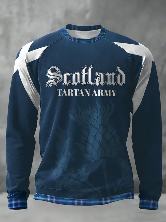 Scotland FIFA World Cup 2026 Merch The Tartan Army Long Sleeve Shirt For Fan