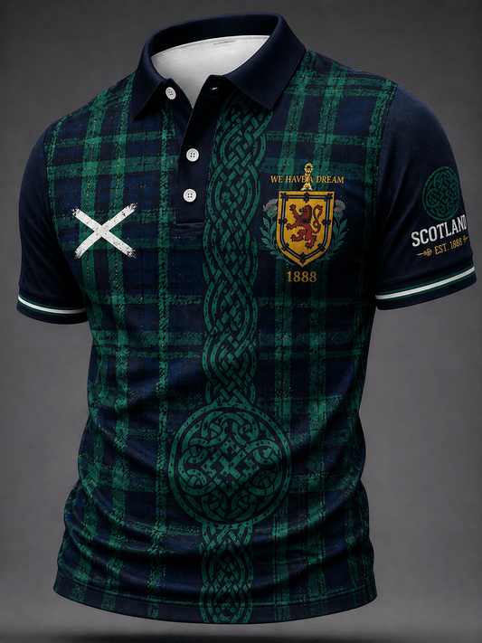 Scotland FIFA World Cup 2026 Shirt We Have Dream 1888 Polo Shirt Scotland Soccer Outfits
