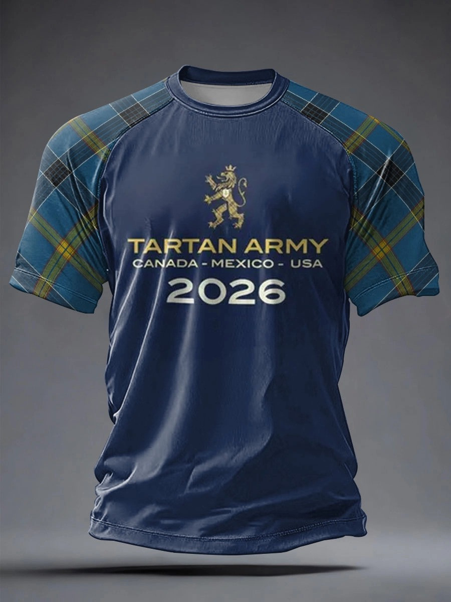 Scotland Tartan Army Canada Mexico USA 2026 Shirt Scotland World Cup Apparel For Fan