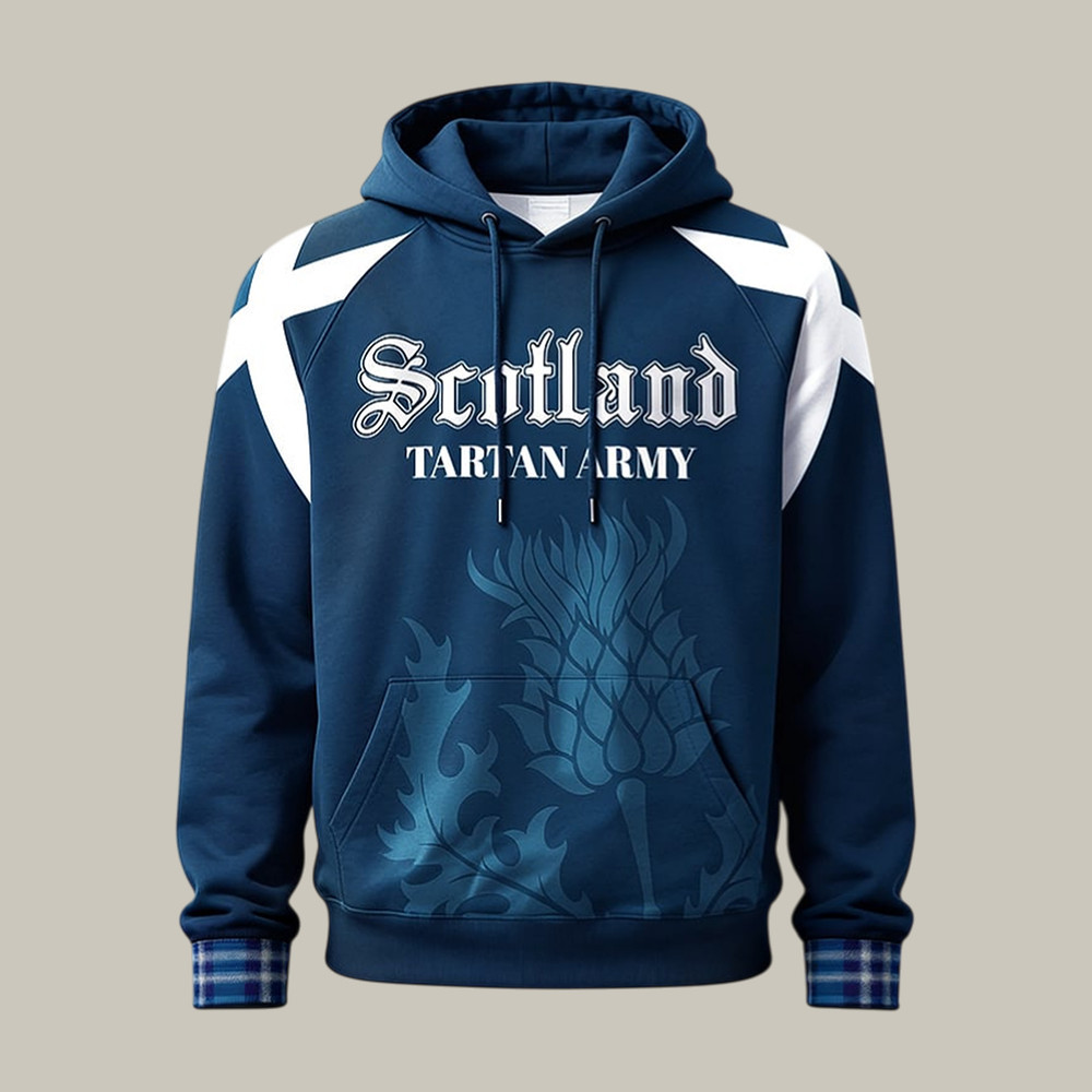 Scotland Tartan Army Hoodie FIFA World Cup 2026 Apparel Soccer Lover Gift