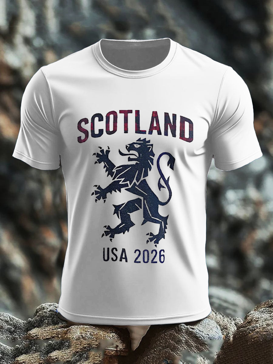 Scotland World Cup 2026 Clothes Scotland USA 2026 Shirt Game Day Attire For Him