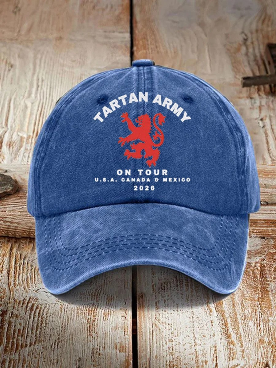 Scotland World Cup 2026 Hat Tartan Army On Tour Baseball Cap Best Gifts For Team Scotland Fans